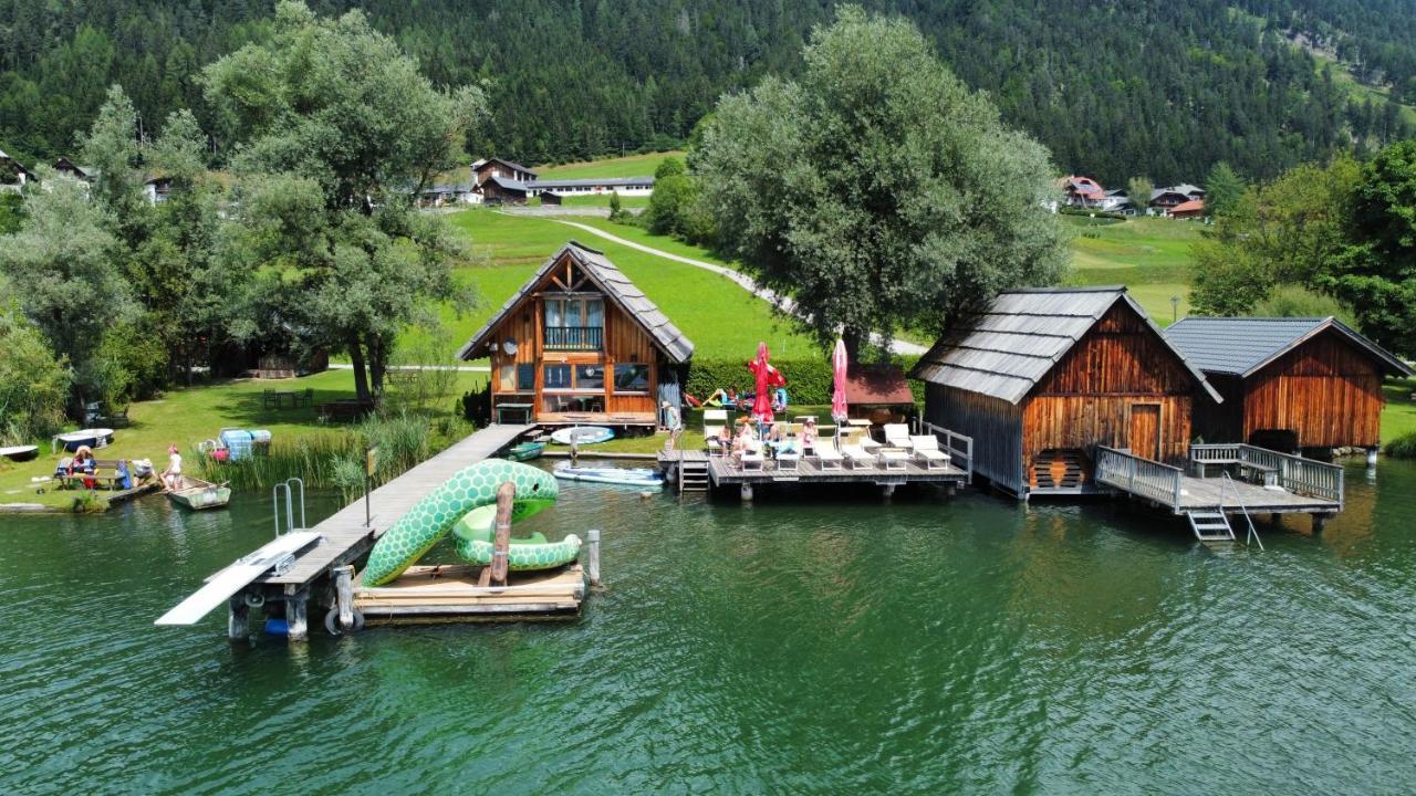 Erdhaeuser Und Apartments Mit Seeblick Und Alleinlage Вайсензее Екстериор снимка